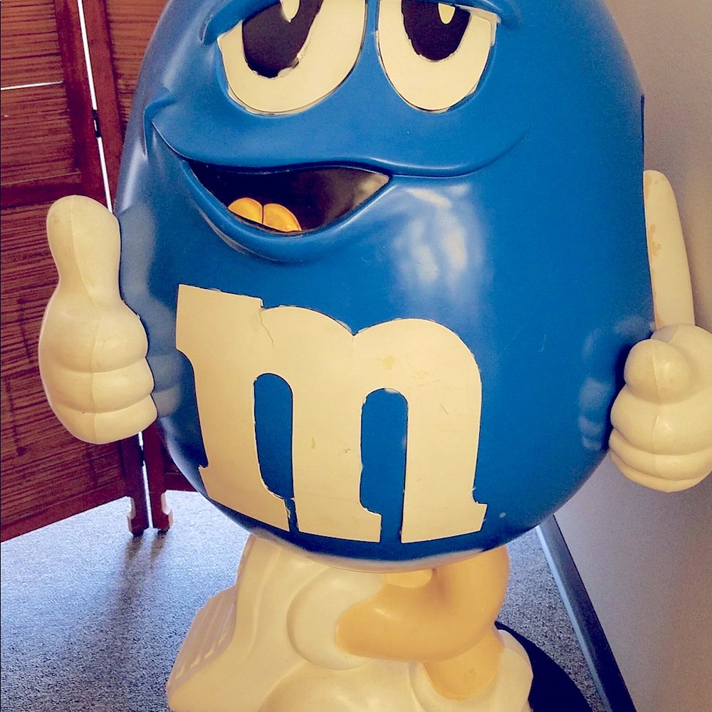 M&M'S | Other | Rare Commercial Large Blue Mms Store Display